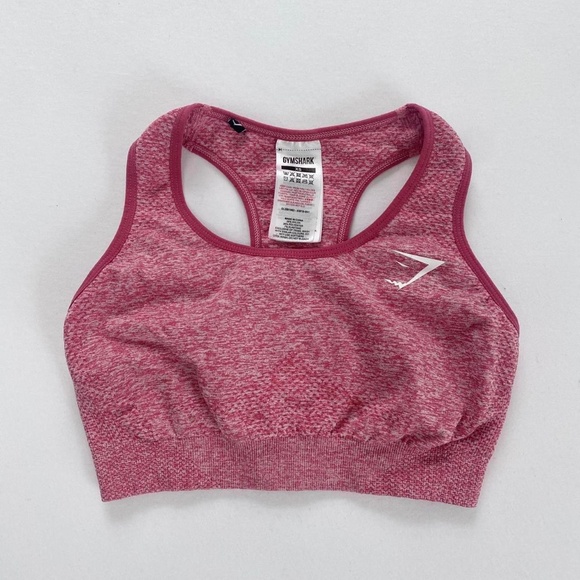 Gymshark Pink Vital Seamless Sports Bra - Picture 1 of 2
